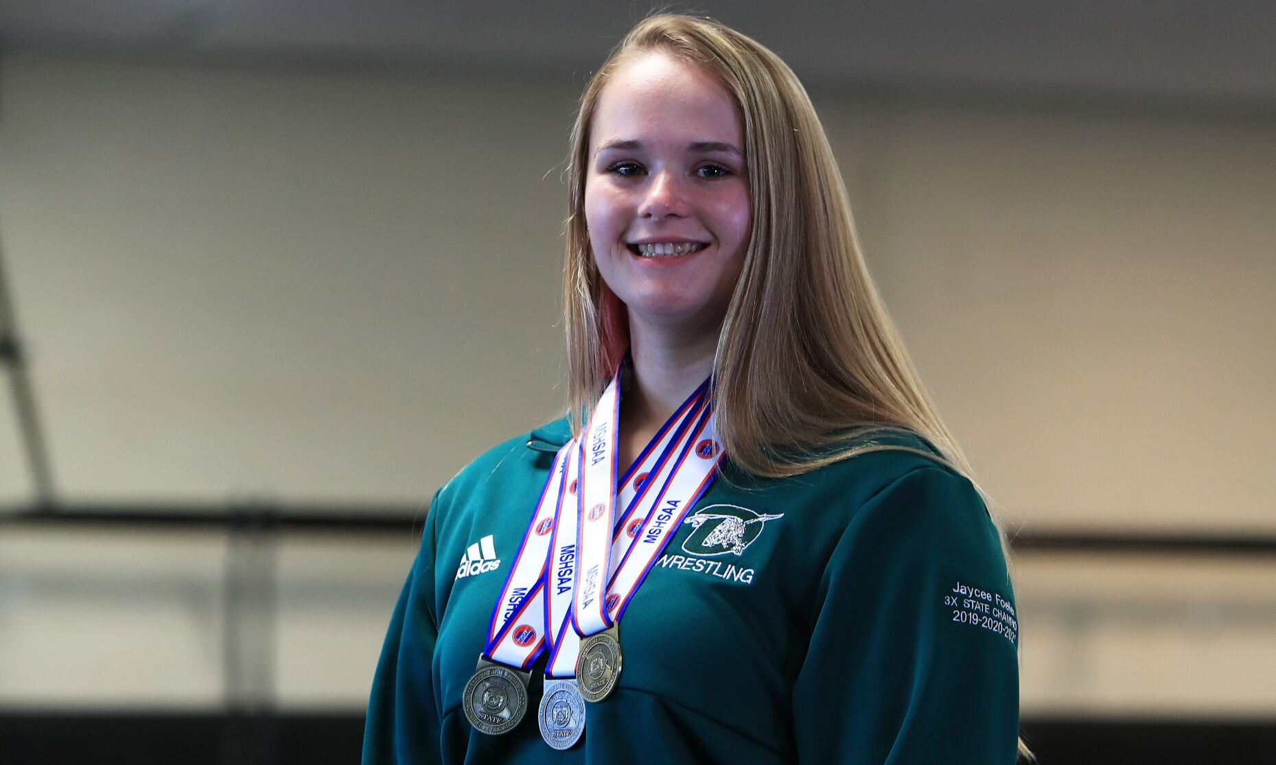 Jaycee Foeller, 2021 co-girls wrestler of the year